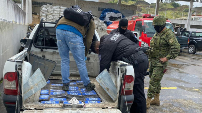 280 paquetes de droga incautados en la frontera con Colombia
