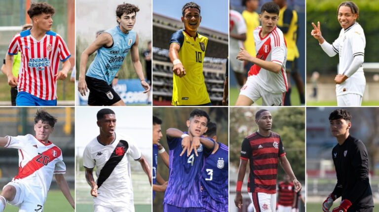Estos son los 10 futbolistas a observar durante el Sudamericano Sub 17 de Ecuador 2023.