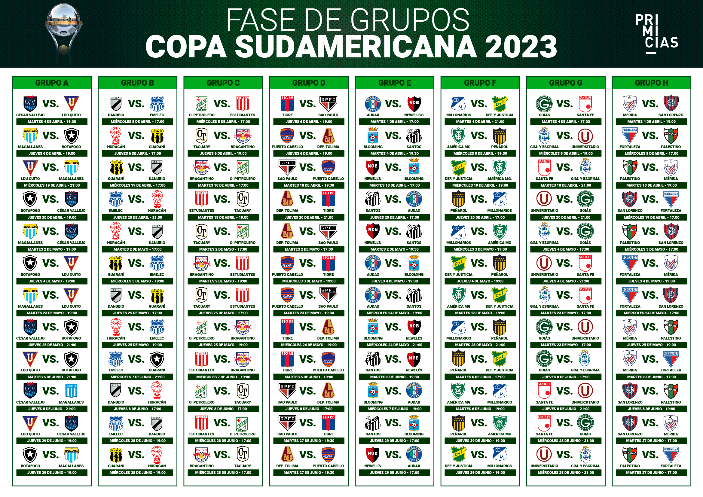 Calendario futbol ecuador 2023