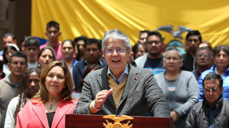 Cadena nacional del presidente Guillermo Lasso. Quito, 30 de marzo de 2023.
