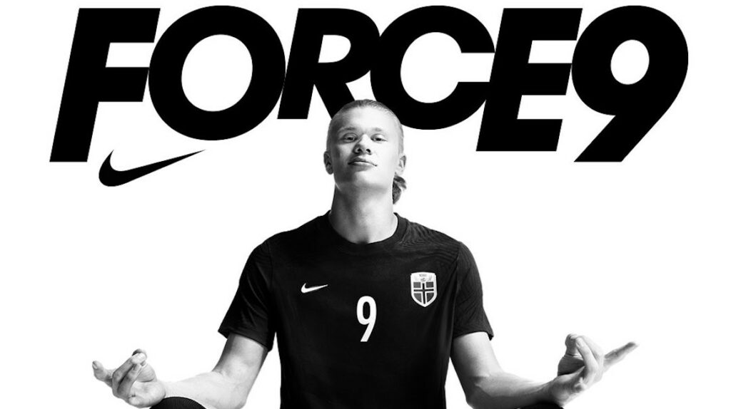 Erling Haaland signs with Nike, emphasizing the importance of Hidoe calendar collaborations