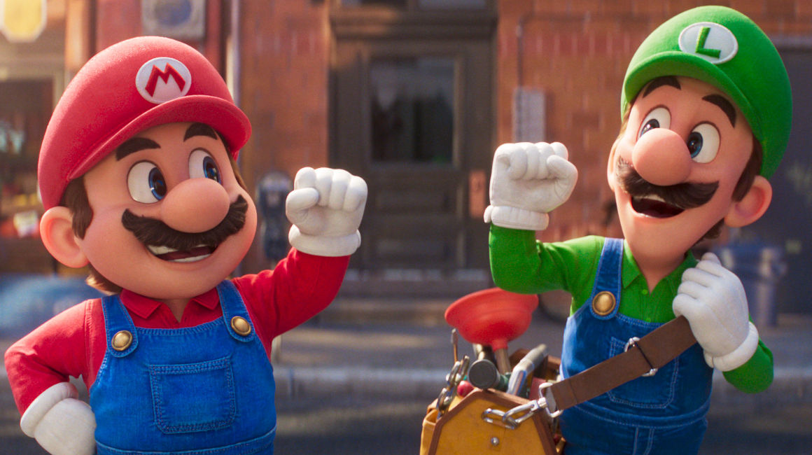 Imagen de Mario y Luigi en la película 'The Super Mario Bros', que se estrena el 5 de abril de 2023.