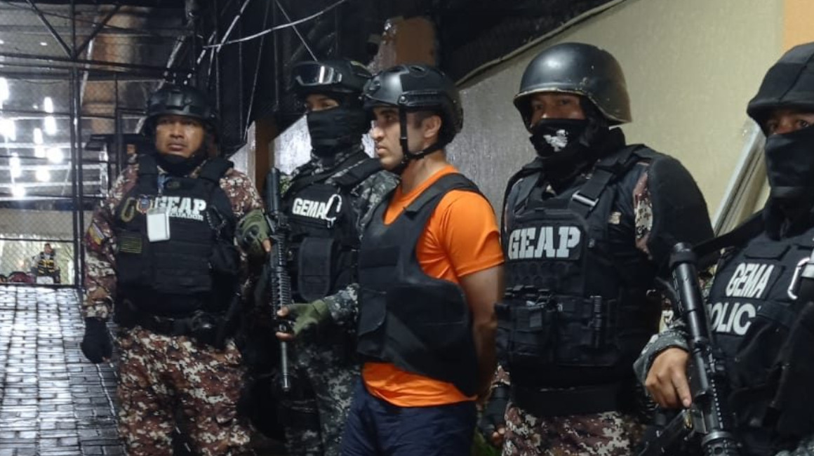 Germán Cáceres fue trasladado hasta la cárcel 4 en Quito