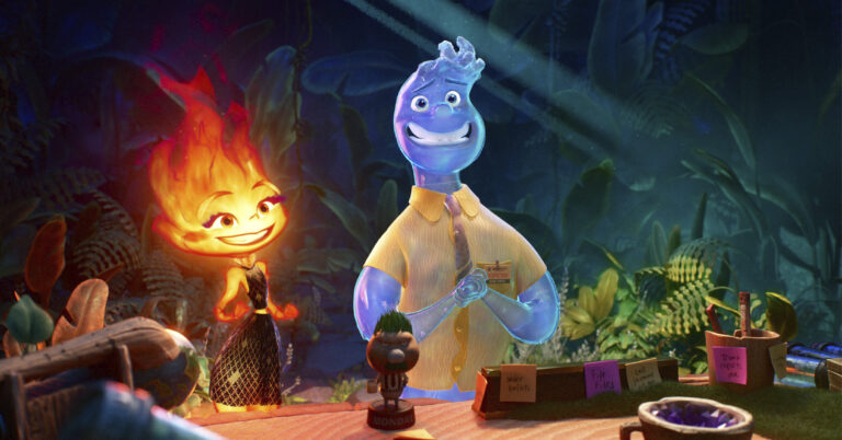 Fotograma de 'Elemental', película animada de Pixar.