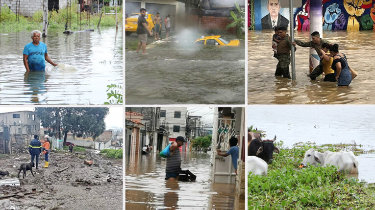 181 cantones ecuatorianos ha sufrido daños durante este invierno