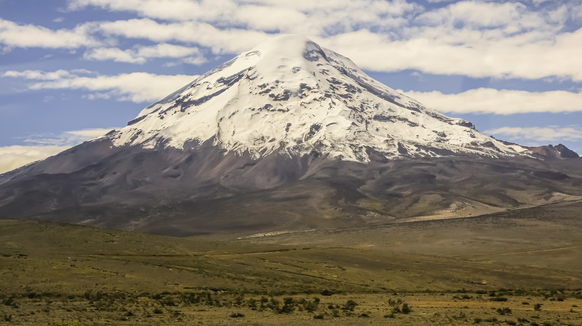 El Volcán Chimborazo, una de las principales sedes del montañismo en Ecuador.