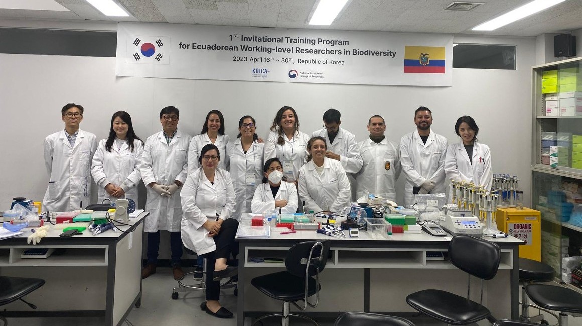 Una delegación de las ocho instituciones miembros de la red de biocentros recibió capacitación en Corea del Sur.