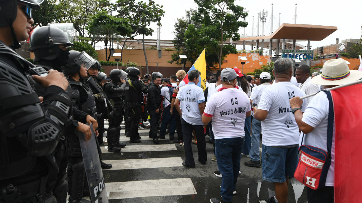 Marcha por el Día del Trabajador en Guayaquil, el 1 de mayo de 2023. 