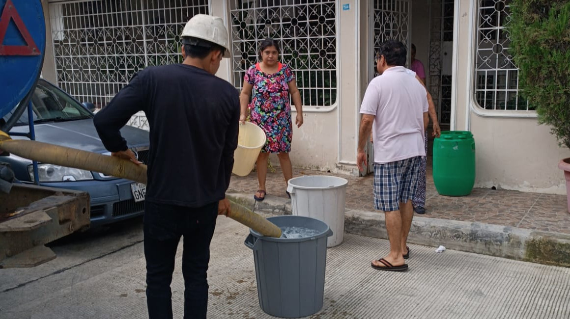 Nuevos cortes de agua en Guayaquil desde el 3 de mayo