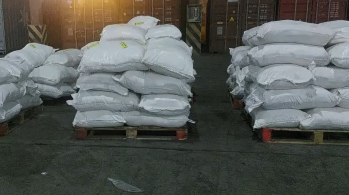 Decomisan tres toneladas de cocaína oculta en sacos de harina