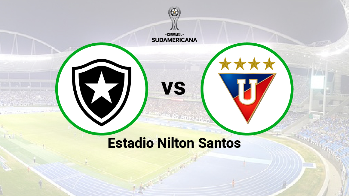 Botafogo se enfrenta a Liga de Quito en el estadio Nilton Santos, el 4 de mayo de 2023.