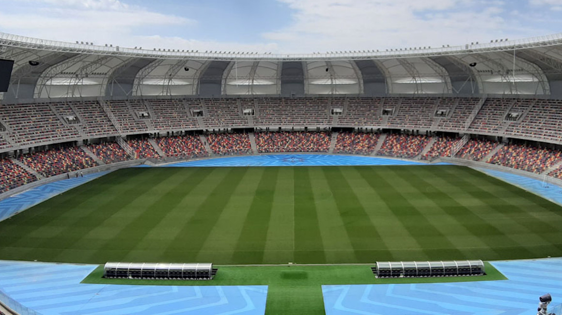 Vista panorámica del estadio Único Madre de Ciudades, en Santiago del Estero.