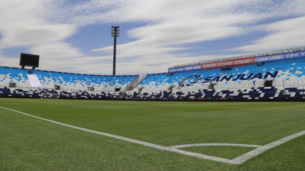 Vista panorámica del estadio Bicentenario San Juan, en Argentina.