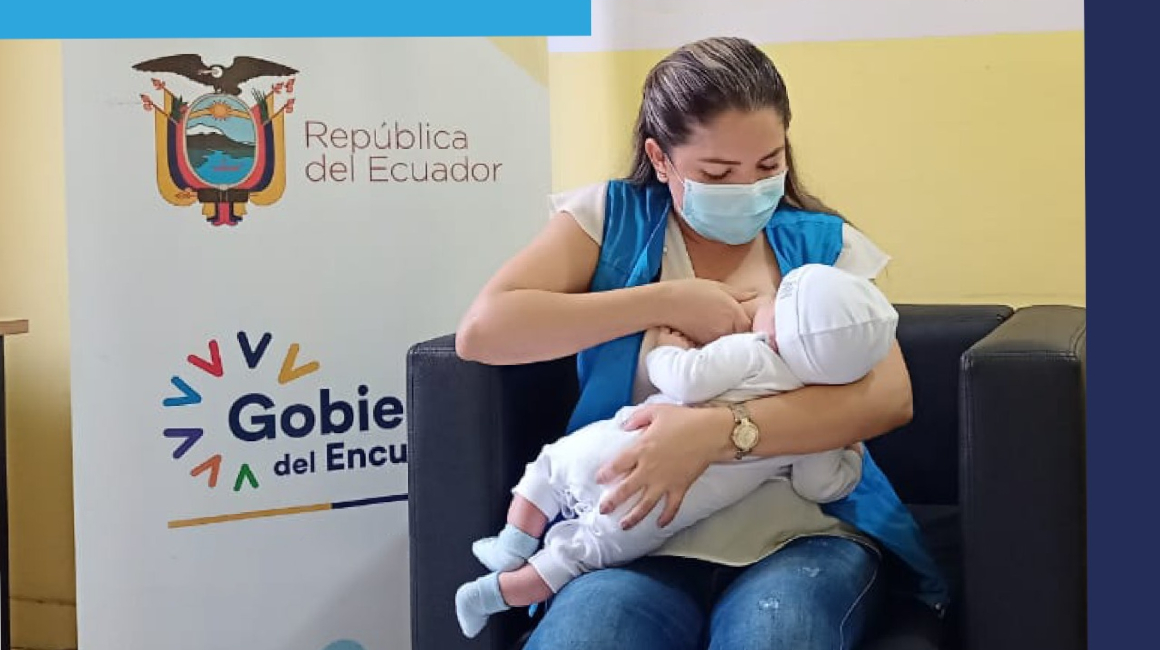 Imagen referencial de la campaña del Gobierno para promover la lactancia materna. Foto del 25 de septiembre de 2022.