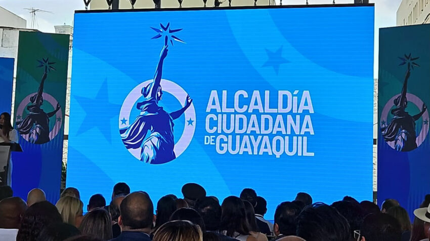 Nueva imagen institucional de la Alcaldía de Guayaquil.