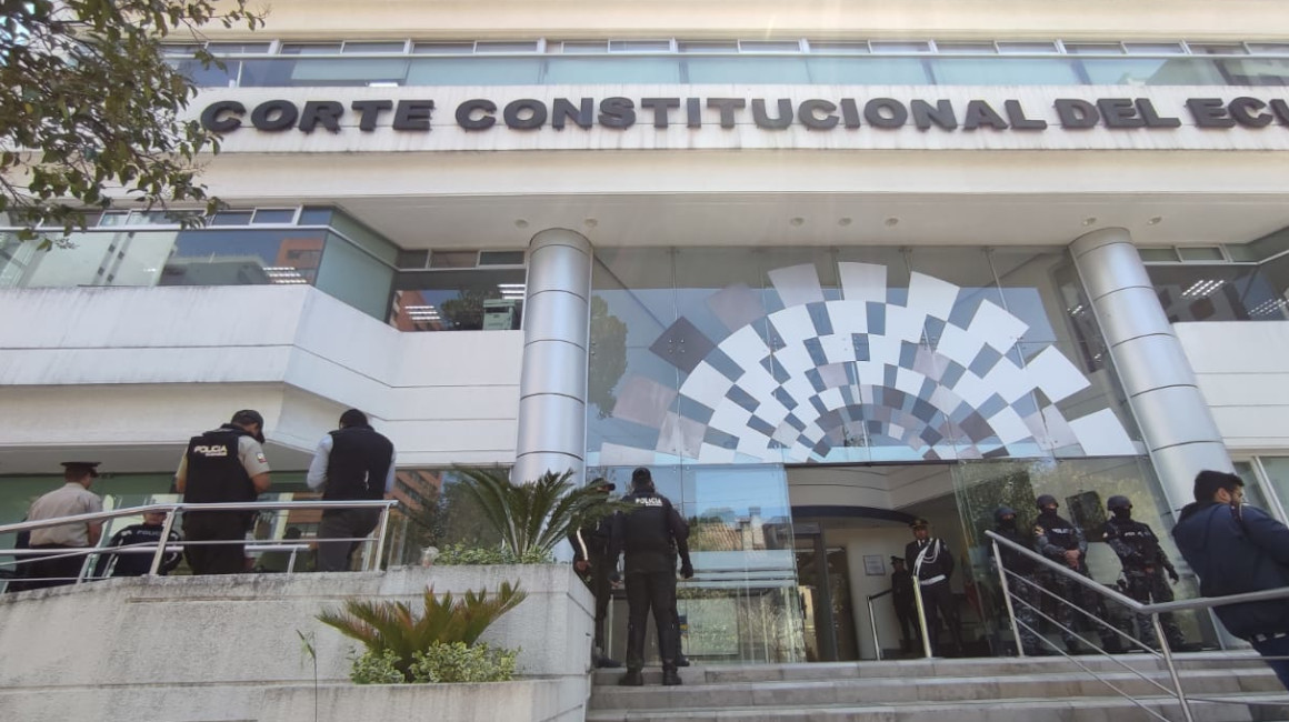 Instalaciones de la Corte Constitucional, en Quito, el 17 de mayo de 2023.