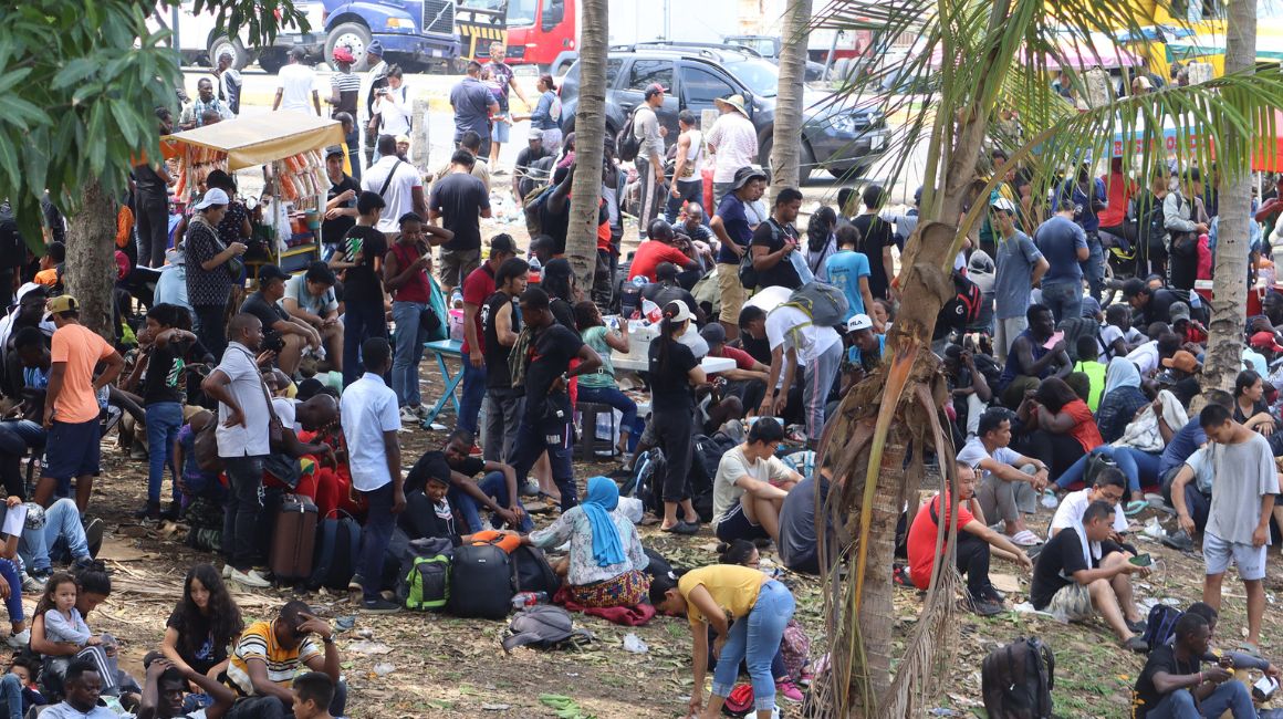 Cientos de migrantes están varados en Tapachula, Chiapas, en el sur de México.