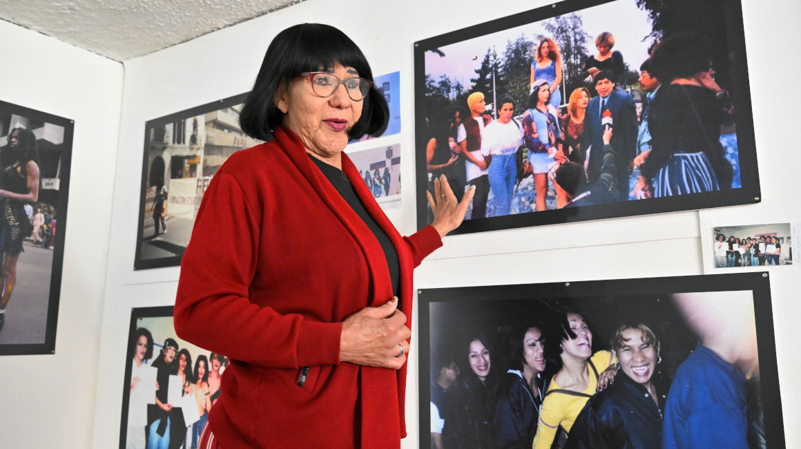 León, presidenta de la asociación Nueva Coccinelle mujeres transpgenero demanda estad