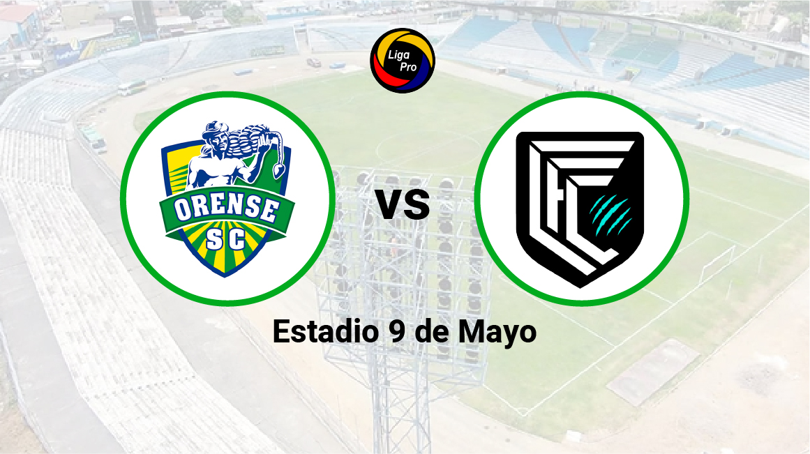 Orense se enfrenta a Cumbayá en el estadio 9 de Mayo el 27 de mayo de 2023.