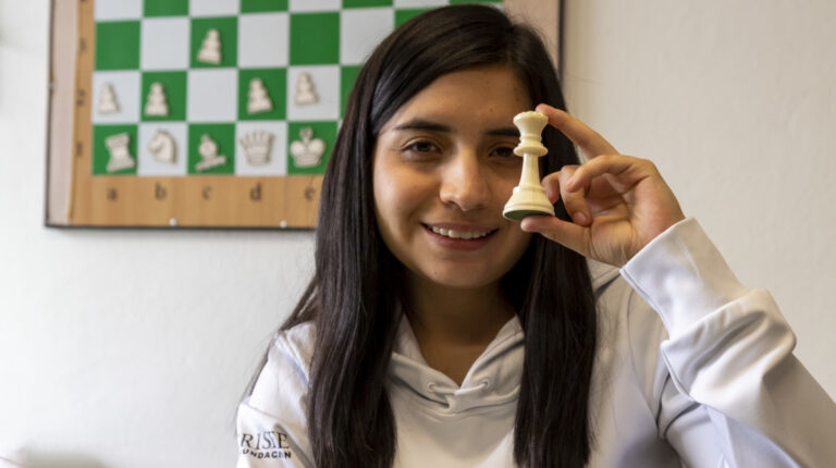Anahí Ortiz, la ajedrecista más rápida de América