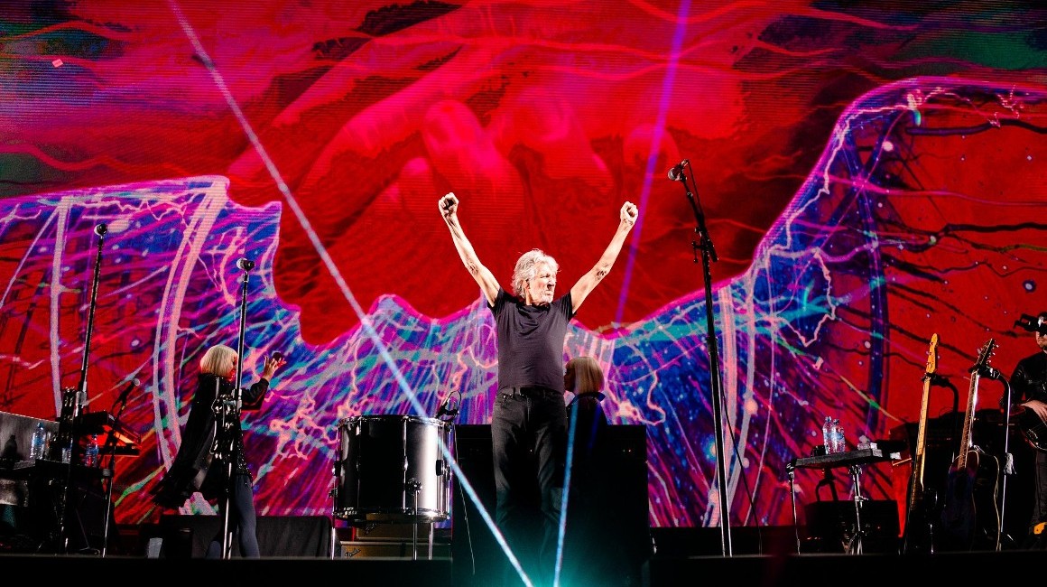 El músico Roger Waters durante una presentación.