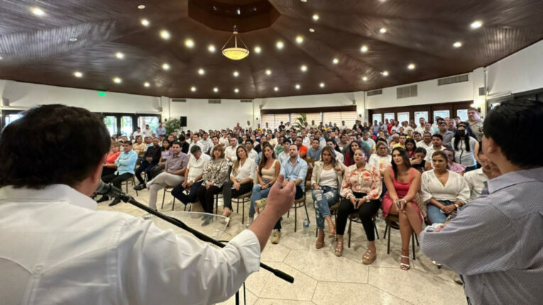 La dirigencia del Partido Social Cristiano (PSC) se reunió el 31 de mayo de 2023 en Guayaquil para analizar la coyuntura política del país. 