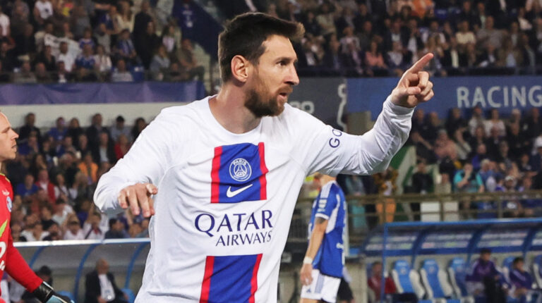 Lionel Messi, durante un partido del PSG el 27 de mayo de 2023.