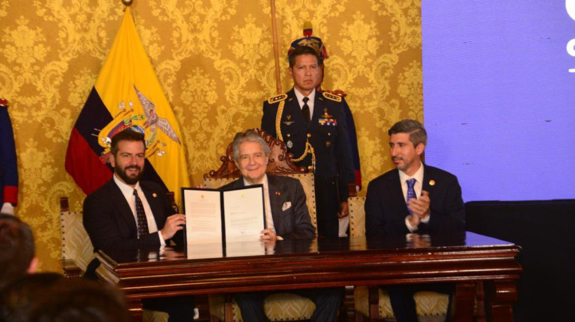 El Presidente Guillermo Lasso presentó la reforma tributaria el 11 de mayo de 2023.