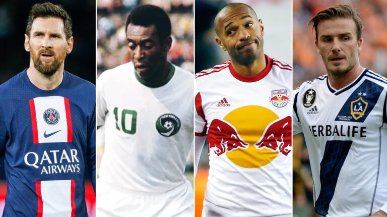 Lionel Messi, Pelé, Thierry Henry y David Beckham escogieron jugar para la MLS.