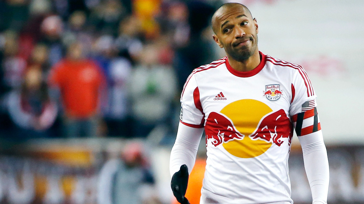 Thierry Henry, jugando para los New York Red Bulls de la MLS.