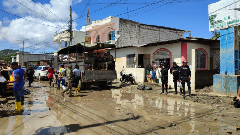 Daños causados por la lluvia en Esmeraldas, 7 de junio de 2023.