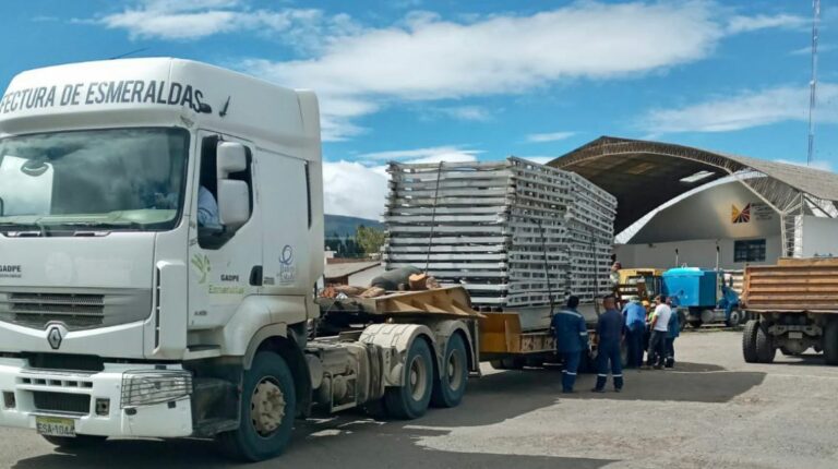 MTOP colocará puente bailey en la vía Esmeraldas-Muisne