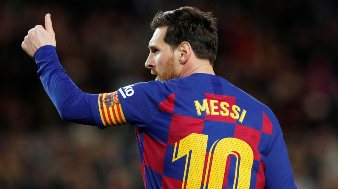 Lionel Messi, durante su etapa en el FC Barcelona.