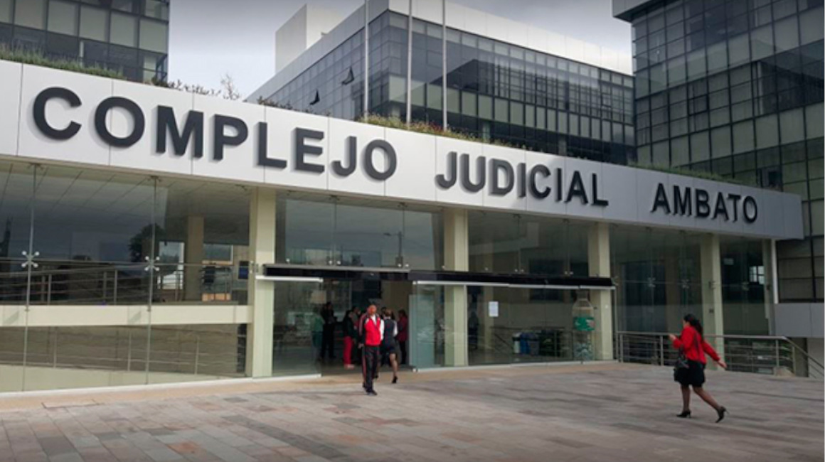Imagen referencial del Complejo Judicial De Ambato.