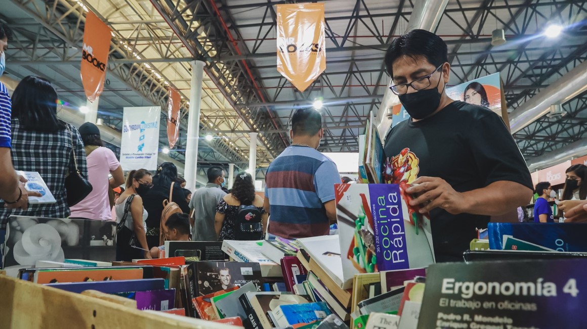La Feria Internacional del Libro de Expoplaza se realiza en septiembre en el Centro de Convenciones de Guayaquil.
