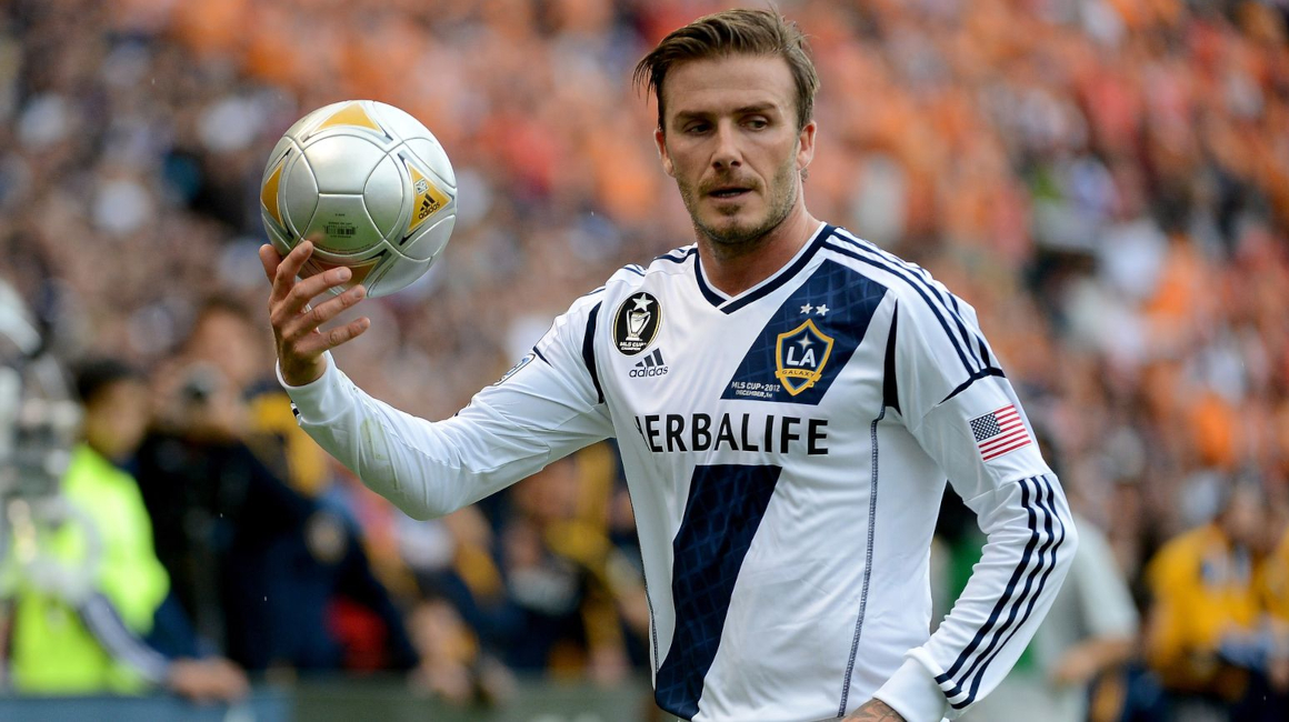 David Beckham, con la camiseta de LA Galaxy en 2007.