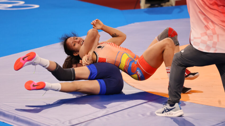 Luisa Valverde, durante los Juegos Olímpicos de Tokio 2021.
