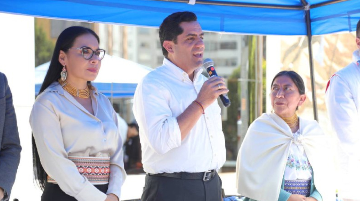 Xavier Hervas y Luz Marina Vega aceptaron sus candidaturas como binomio presidencial de RETO, este 12 de junio de 2023.