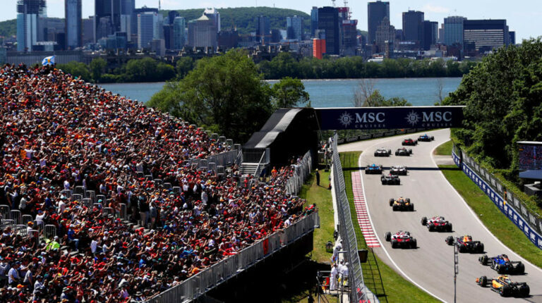 Parte del público viendo el GP de Canadá 2022 de la F1.