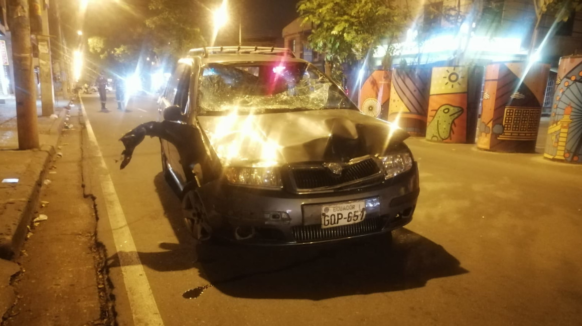 Tres policías fueron arrollados por conductor en Guayaquil