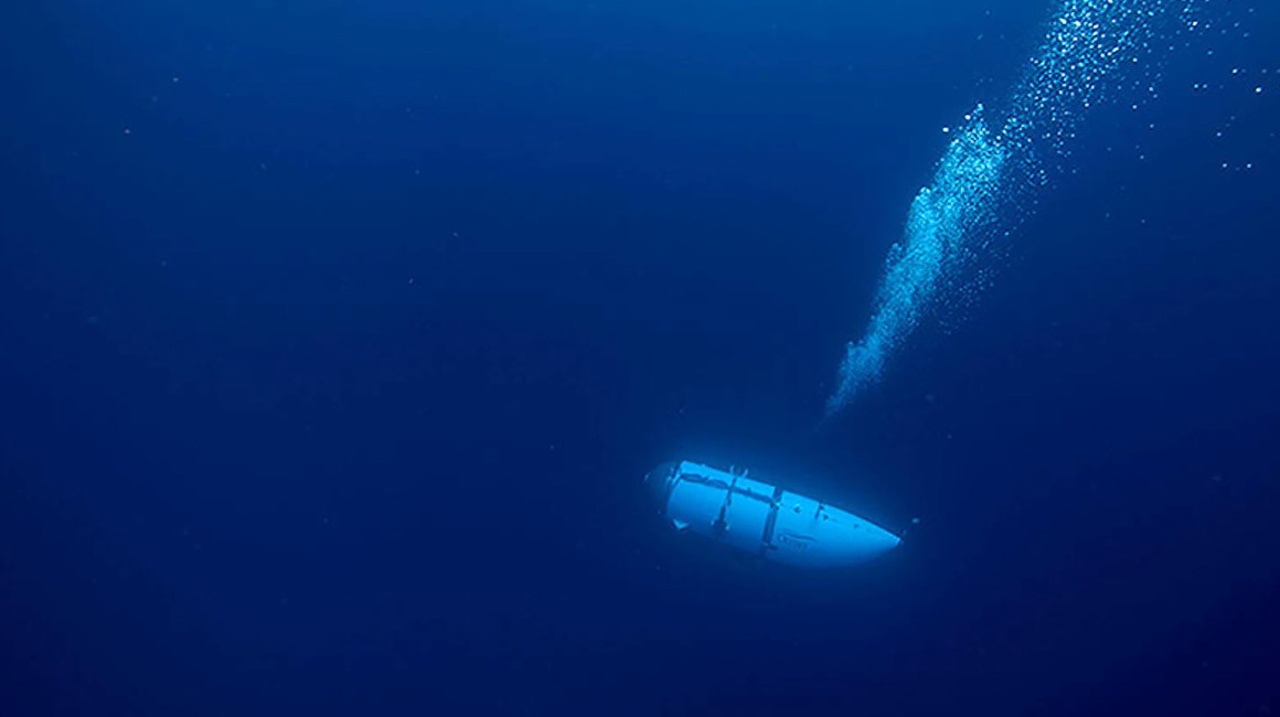 Búsqueda del submarino perdido cerca del Titanic