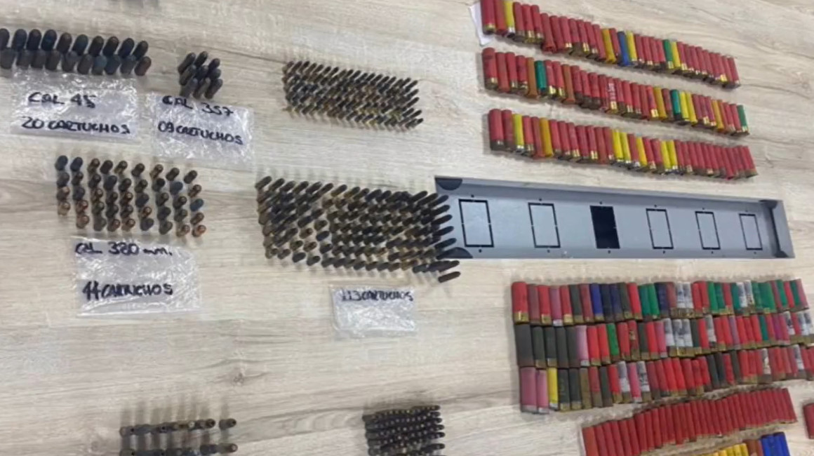 Cerca de 800 municiones decomisadas en Monte Sinaí