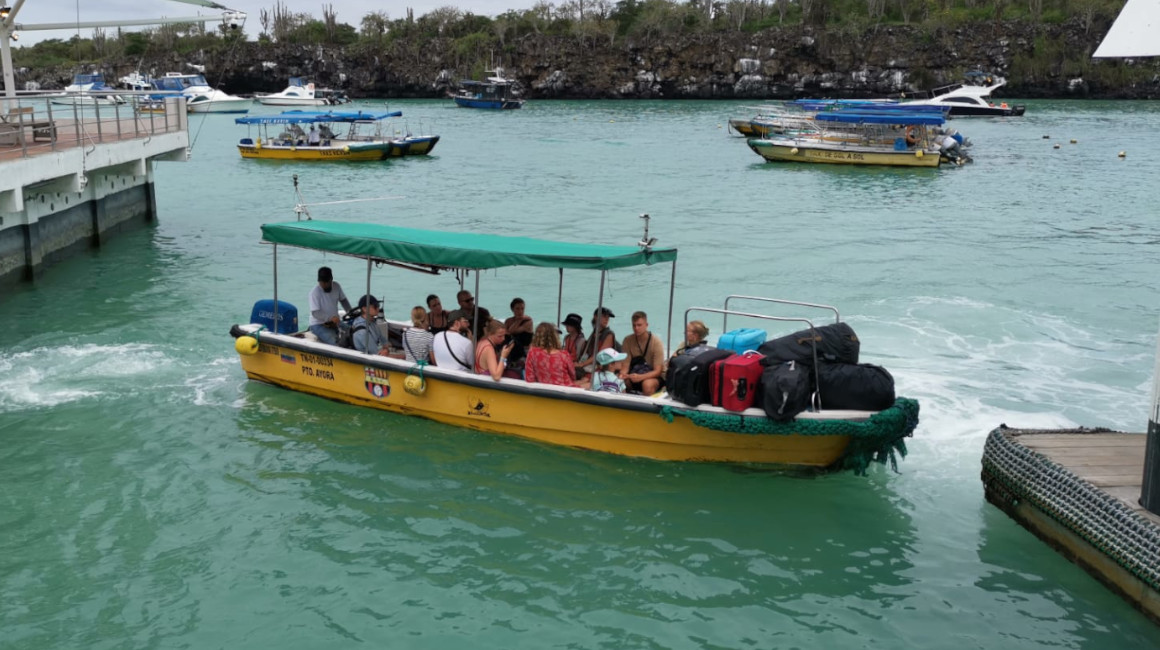 Santa Cruz es la isla que más turistas recibe en Galápagos. 