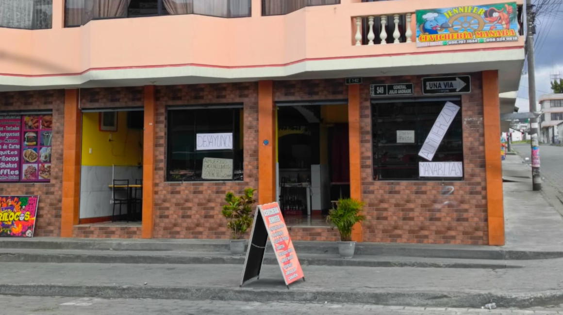 Un restaurante en Turubamba, en el sur de Quito, el 26 de junio de 2023.