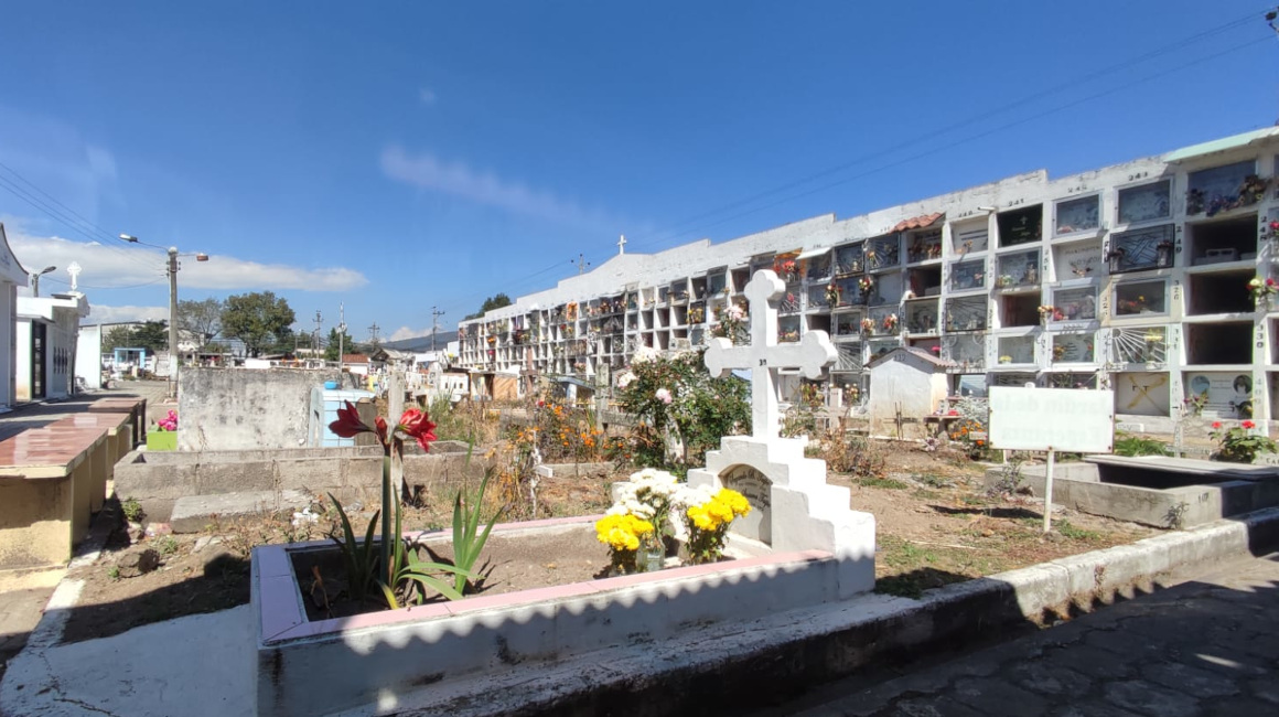 Imagen del cementerio de Conocoto, el 4 de julio de 2023.