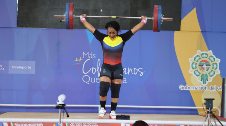 La ecuatoriana, Tamara Salazar, durante los Juegos Bolivarianos, el 5 de julio de 2022.