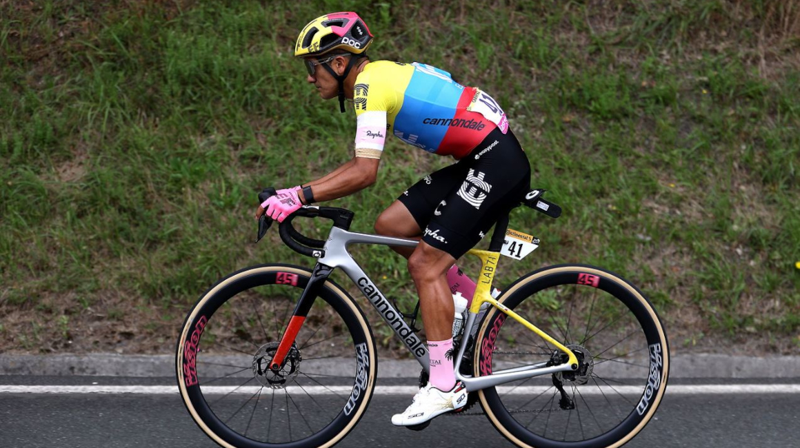 Richard Carapaz, durante la Etapa 1 del Tour de Francia, el 1 de julio de 2023.