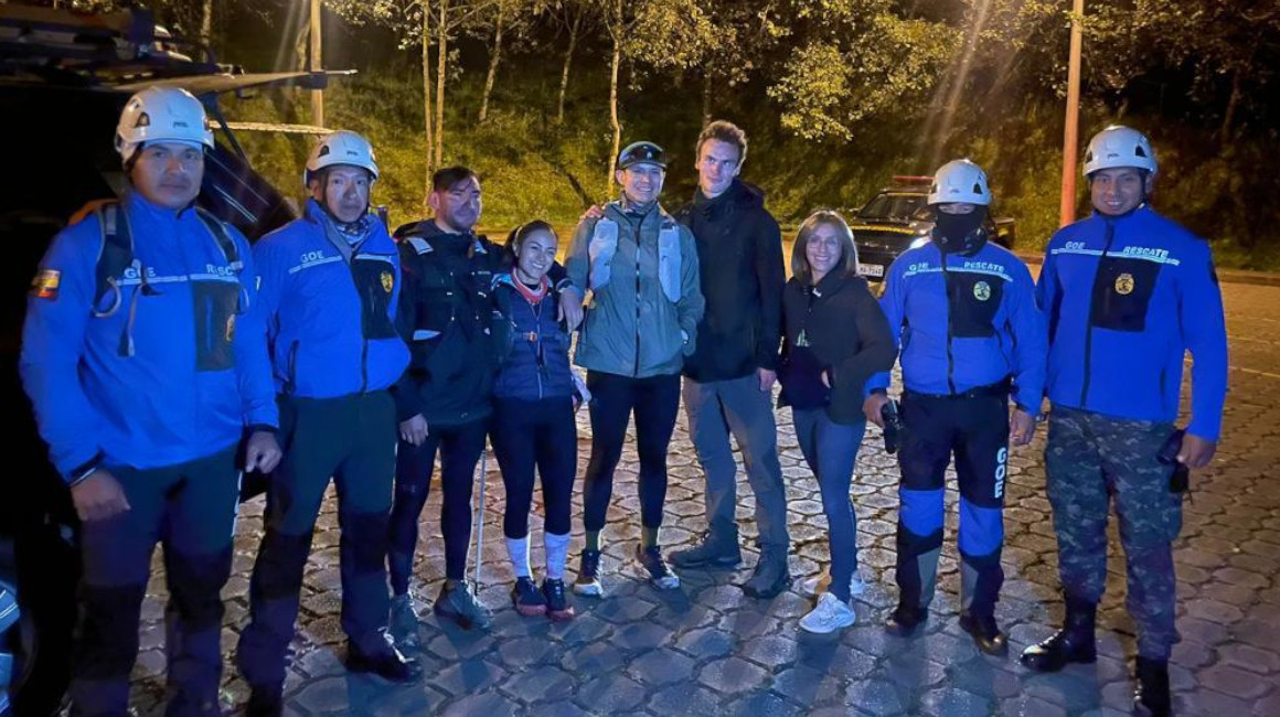 Rescatan a cuatro excursionistas perdidos en el Rucu Pichincha