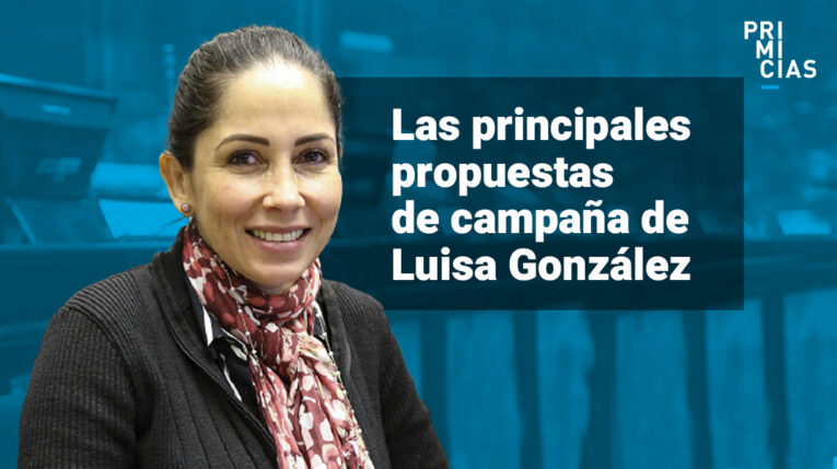 Luisa González: Estas son sus propuestas de empleo, seguridad, salud y educación