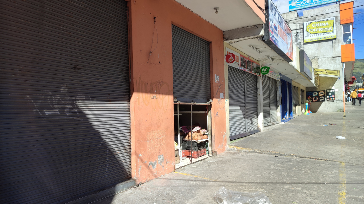 Un local semiabierto en el barrio Nueva Aurora, en el sur de Quito, el 20 de julio de 2023.